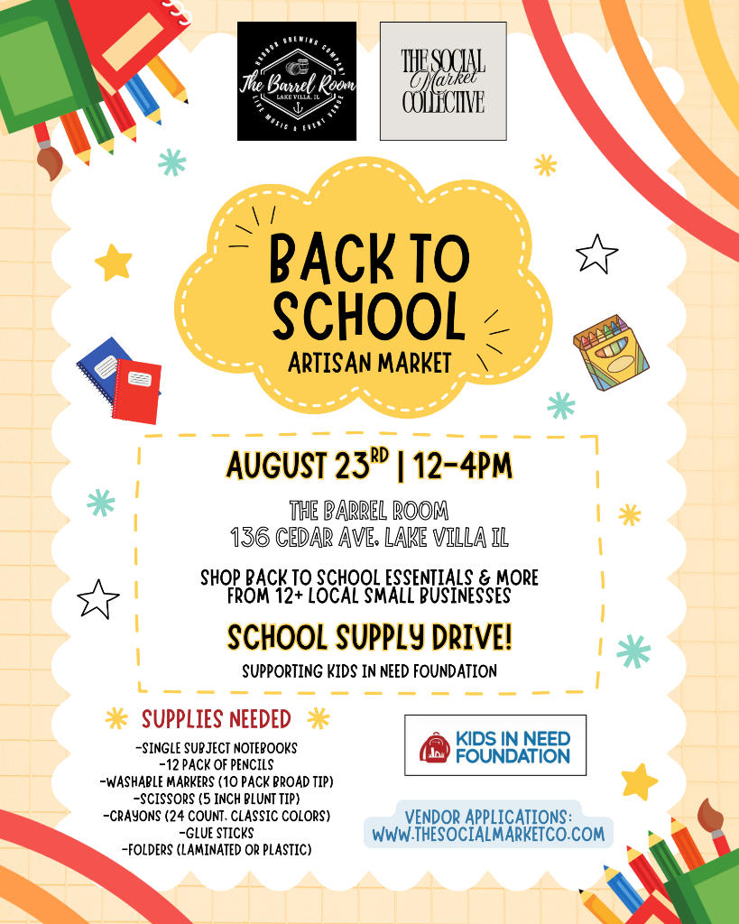 Back to School Artisan Market