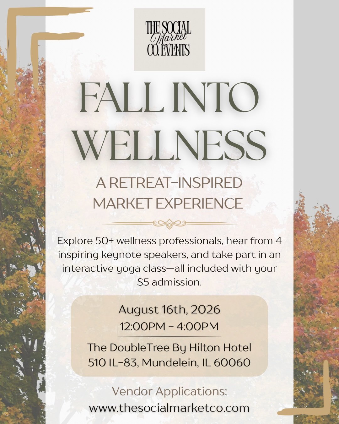 Fall Into Wellness: A Retreat-Inspired Market Experience